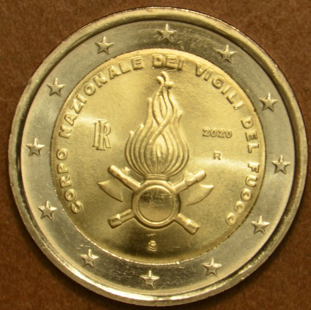 2 Euro Olaszország 2020 - Az olasz országos tűzoltóság (UNC)