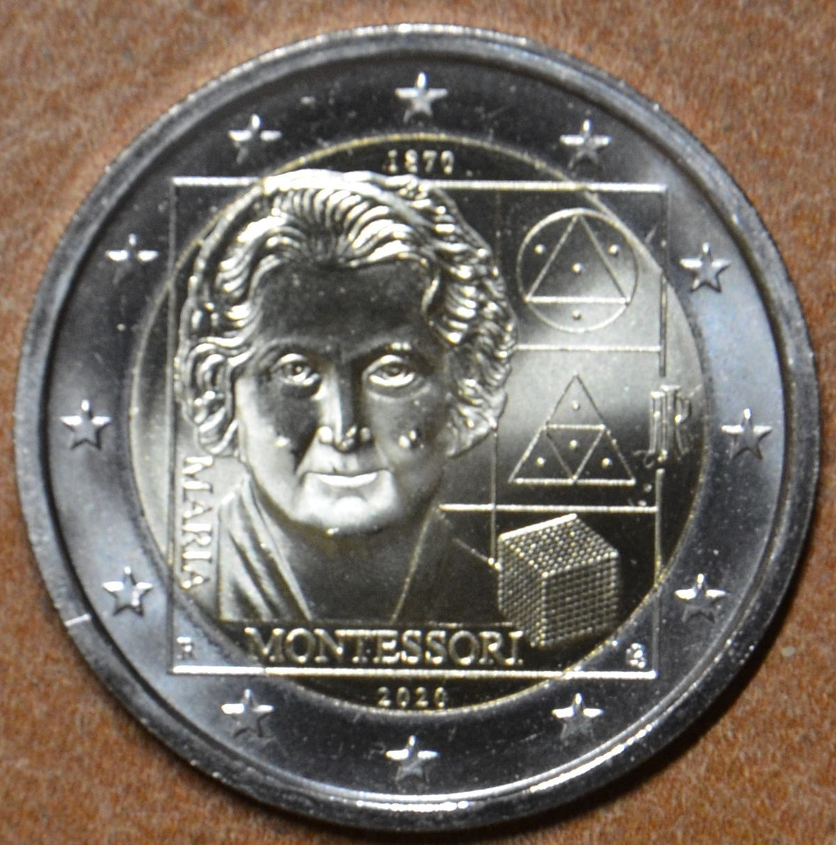 2 Euro Olaszország 2020 - Maria Montessori (UNC)