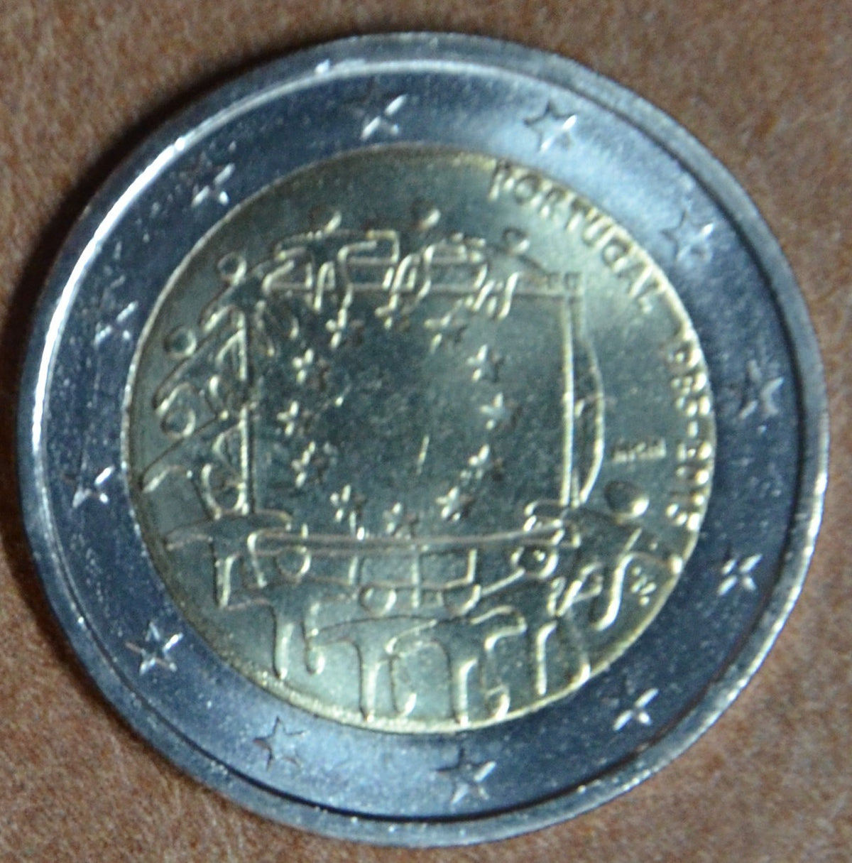 2 Euro Portugália 2015 - Az európai lobogó 30 éve (UNC)