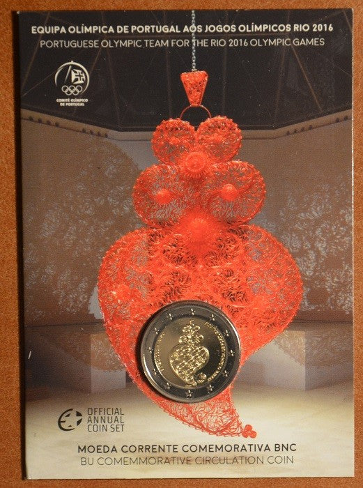 2 Euro Portugália 2016 - Portugália olimpiai csapata (BU kártya)