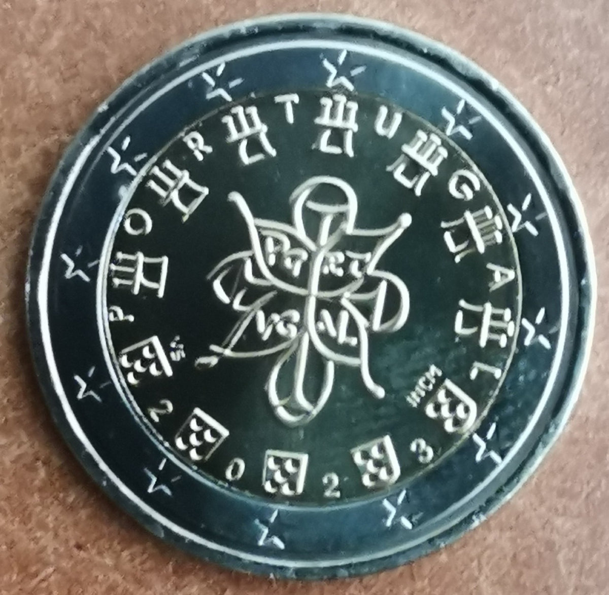 2 Euro Portugália 2023 (UNC)