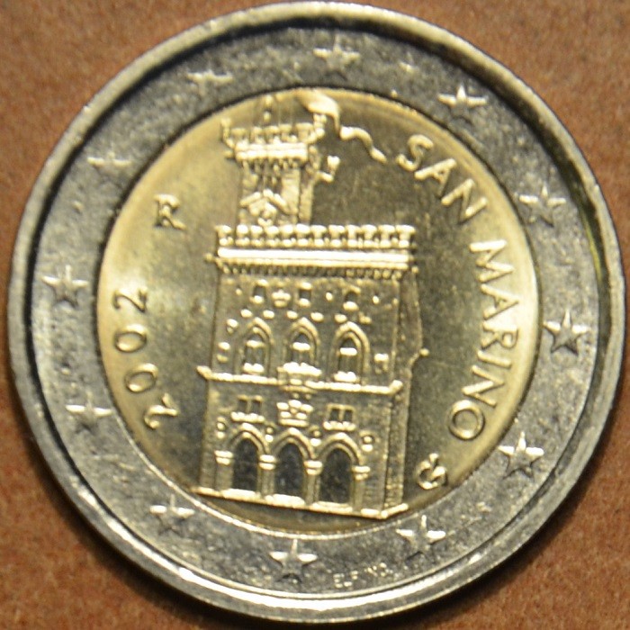 2 Euro San Marino 2002 - A kormányház (UNC)