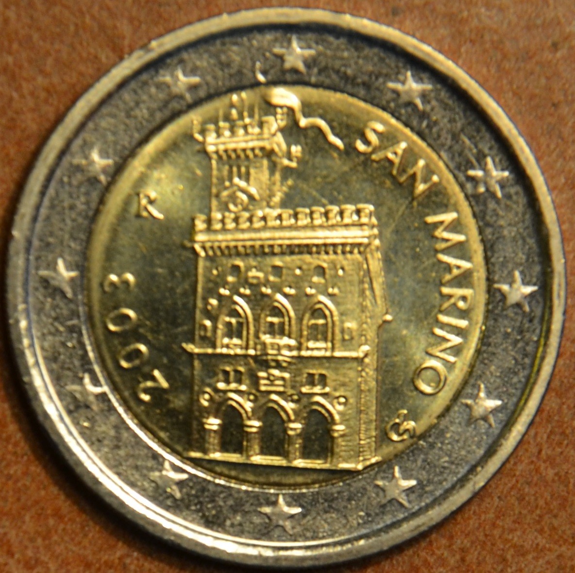 2 Euro San Marino 2003 - A kormányház (UNC)