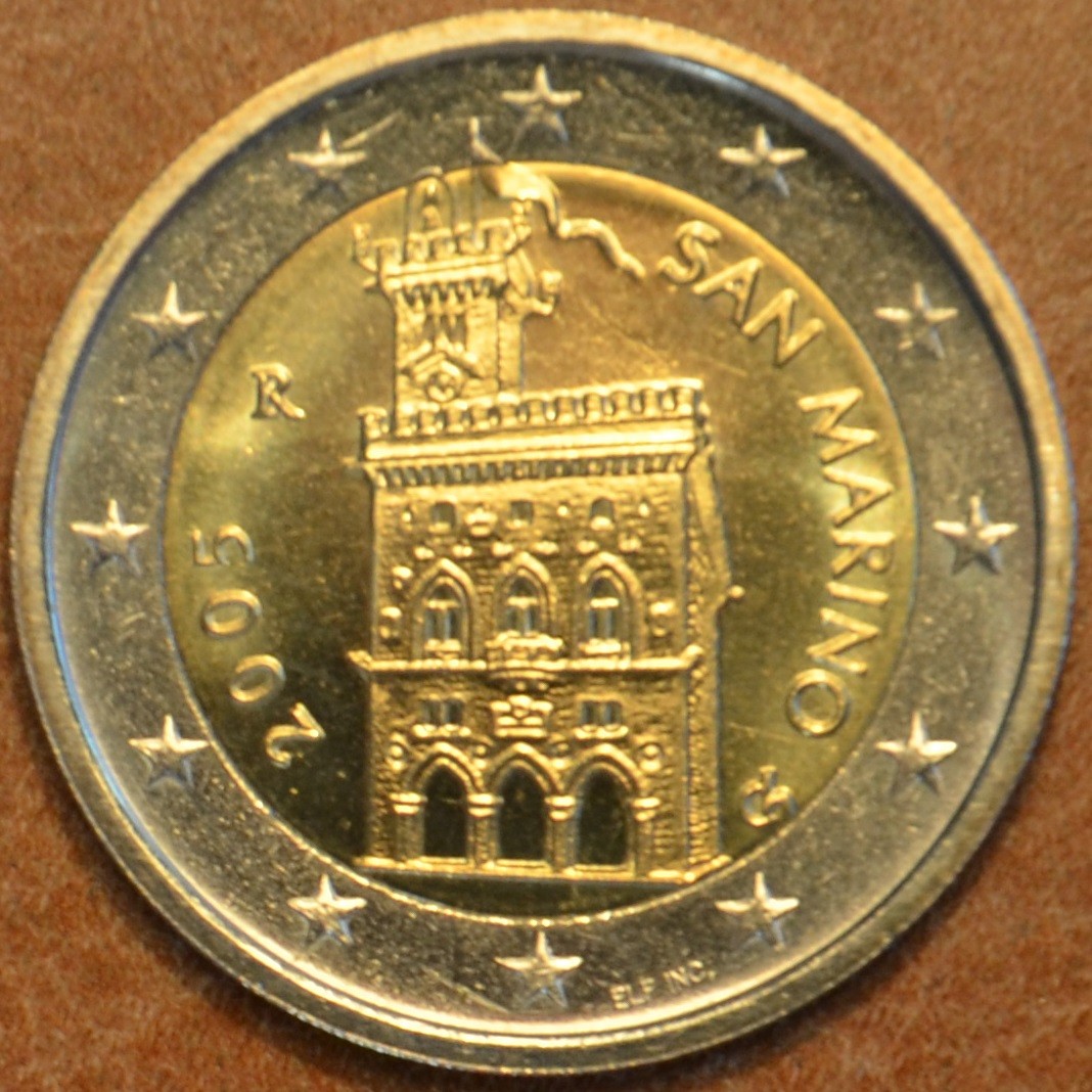 2 Euro San Marino 2005 - A kormányház (UNC)