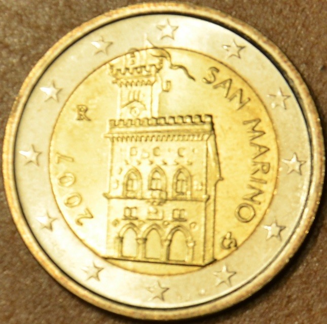 2 Euro San Marino 2007 - A kormányház (UNC)