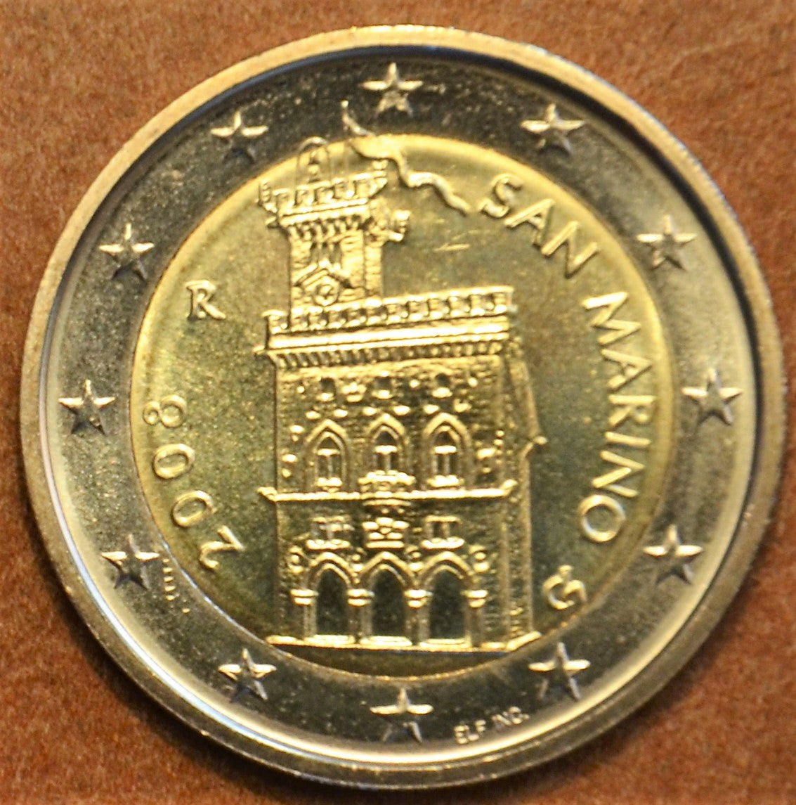 2 Euro San Marino 2008 - A kormányház (UNC)