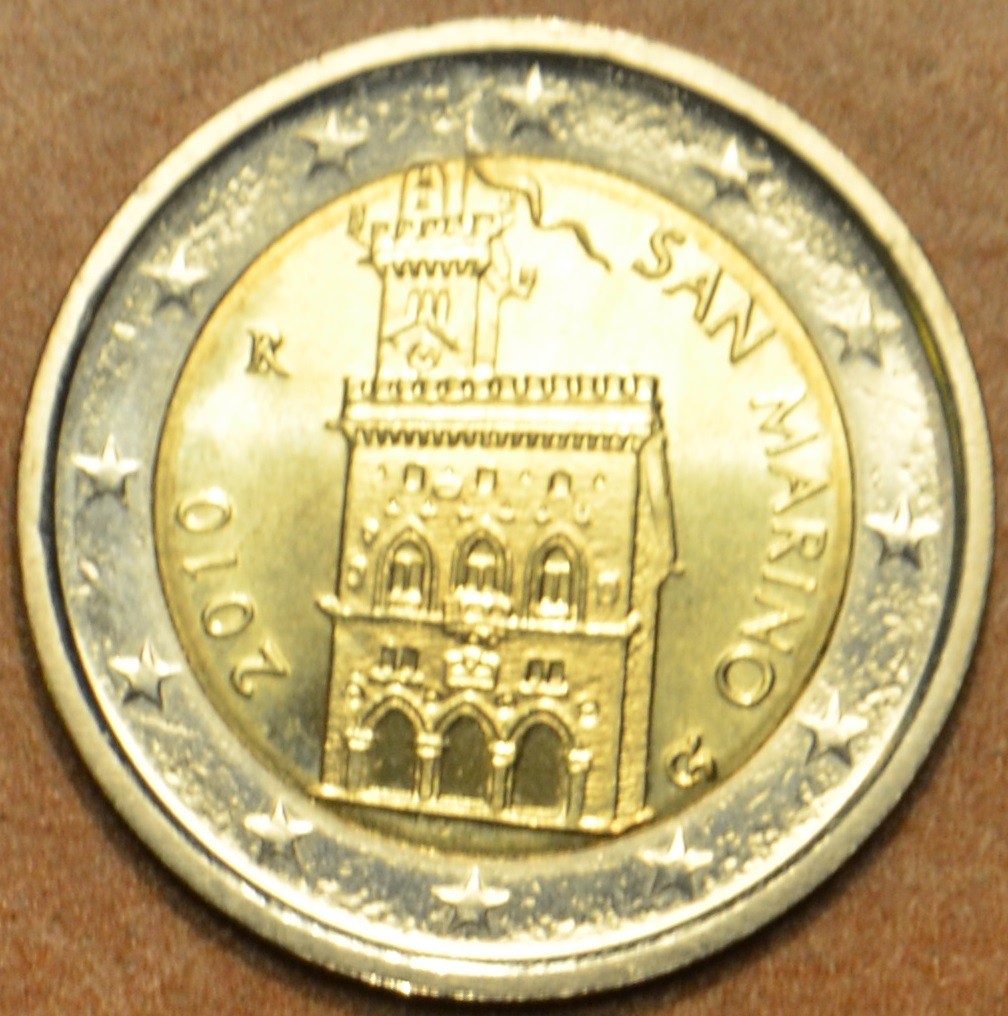 2 Euro San Marino 2010 - A kormányház (UNC)