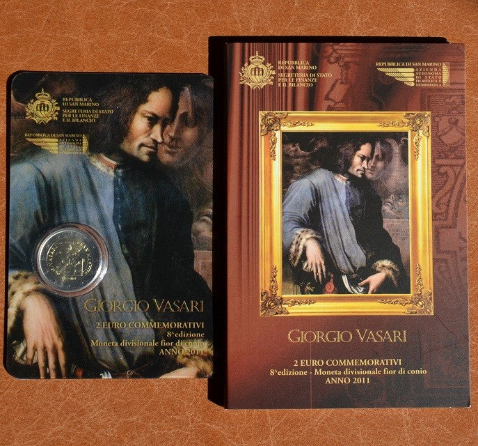2 Euro San Marino 2011 - Giorgio Vasari születésének 500. évfordulója (BU)