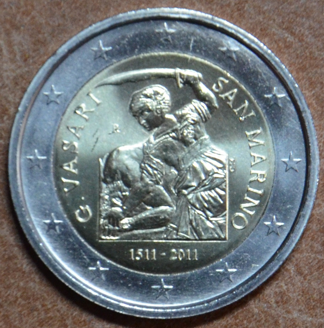 2 Euro San Marino 2011 - Giorgio Vasari születésének 500. évfordulója (UNC)