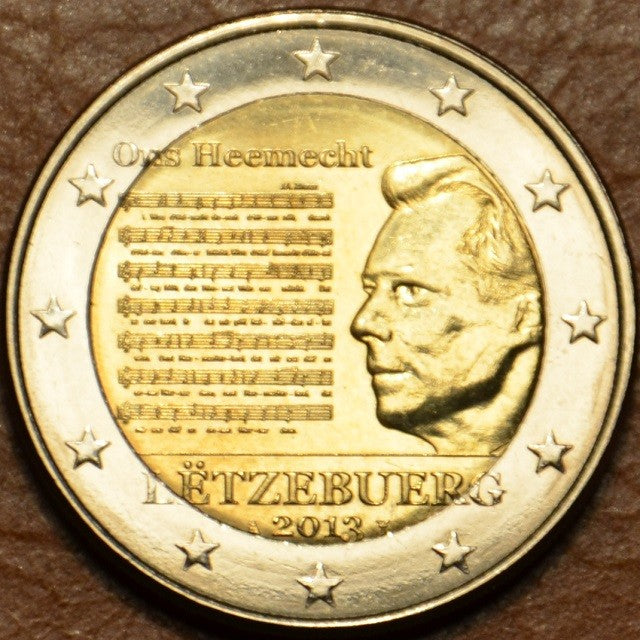 2 Euro Luxemburg 2013 - A nemzeti himnusz (UNC)