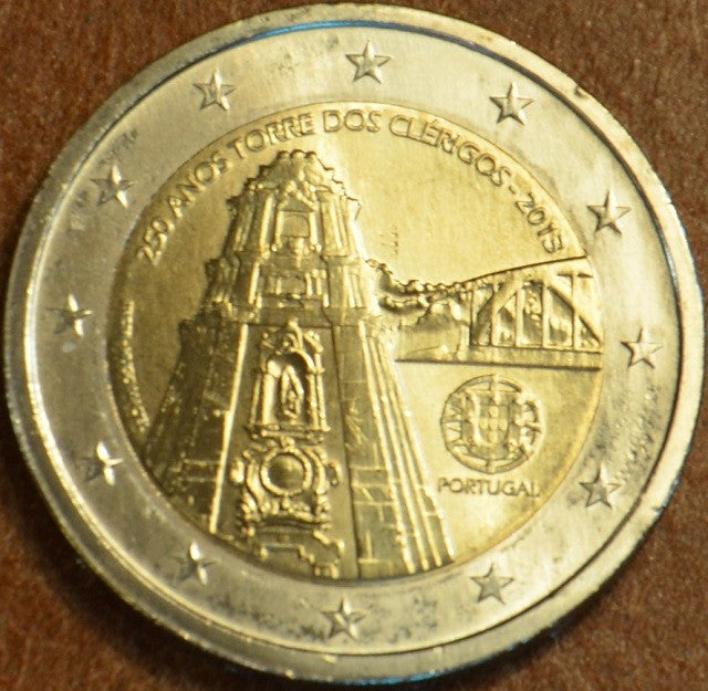 2 Euro Portugália 2013 - 250 éves a Clerigos torony (UNC)