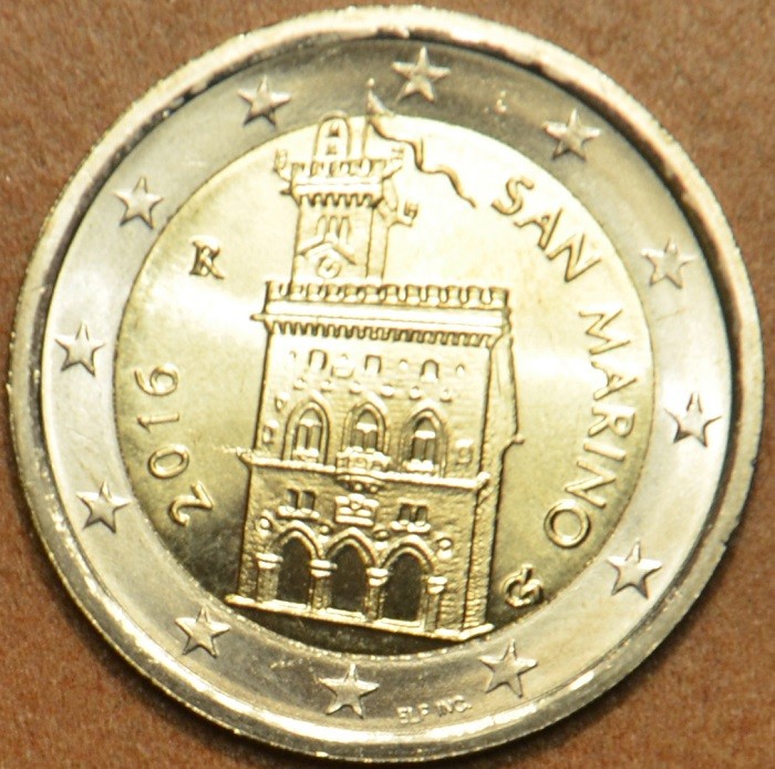 2 Euro San Marino 2016 - A kormányház (UNC)