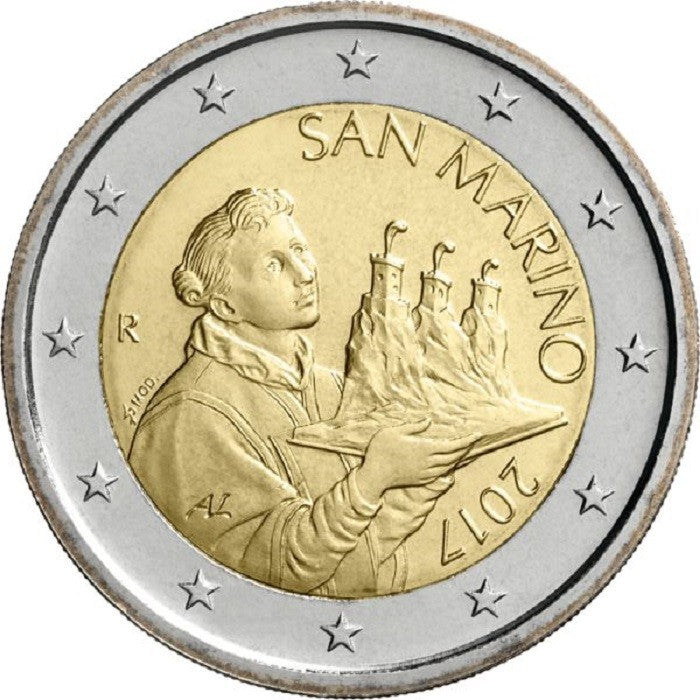 2 Euro San Marino 2017 - Szent Marinus (UNC)