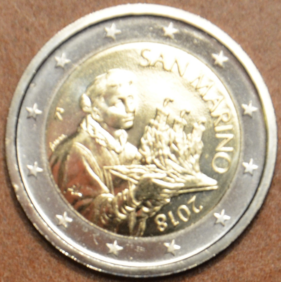 2 Euro San Marino 2018 - Szent Marinus (UNC)