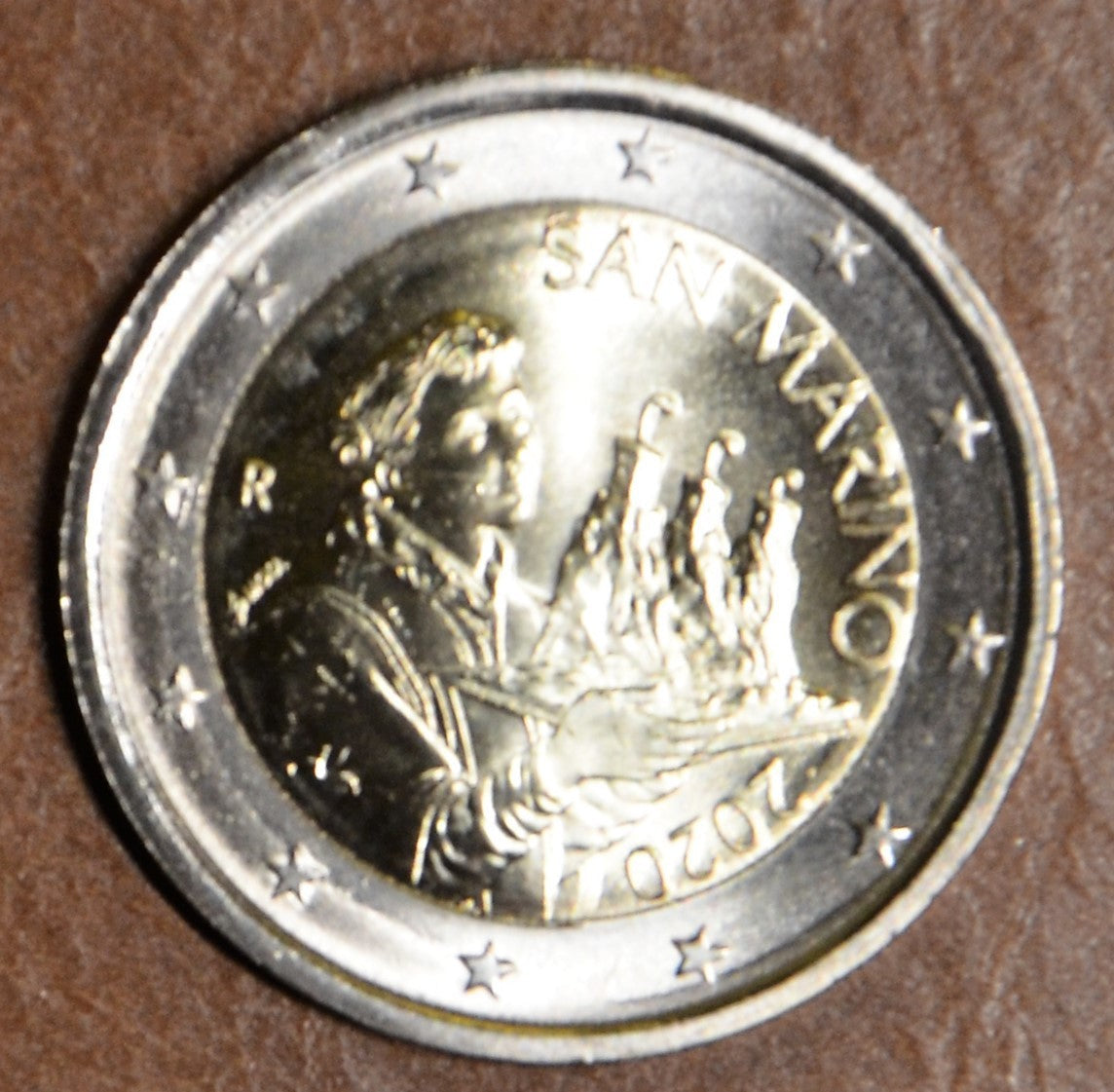 2 Euro San Marino 2021 - Szent Marinus (UNC)