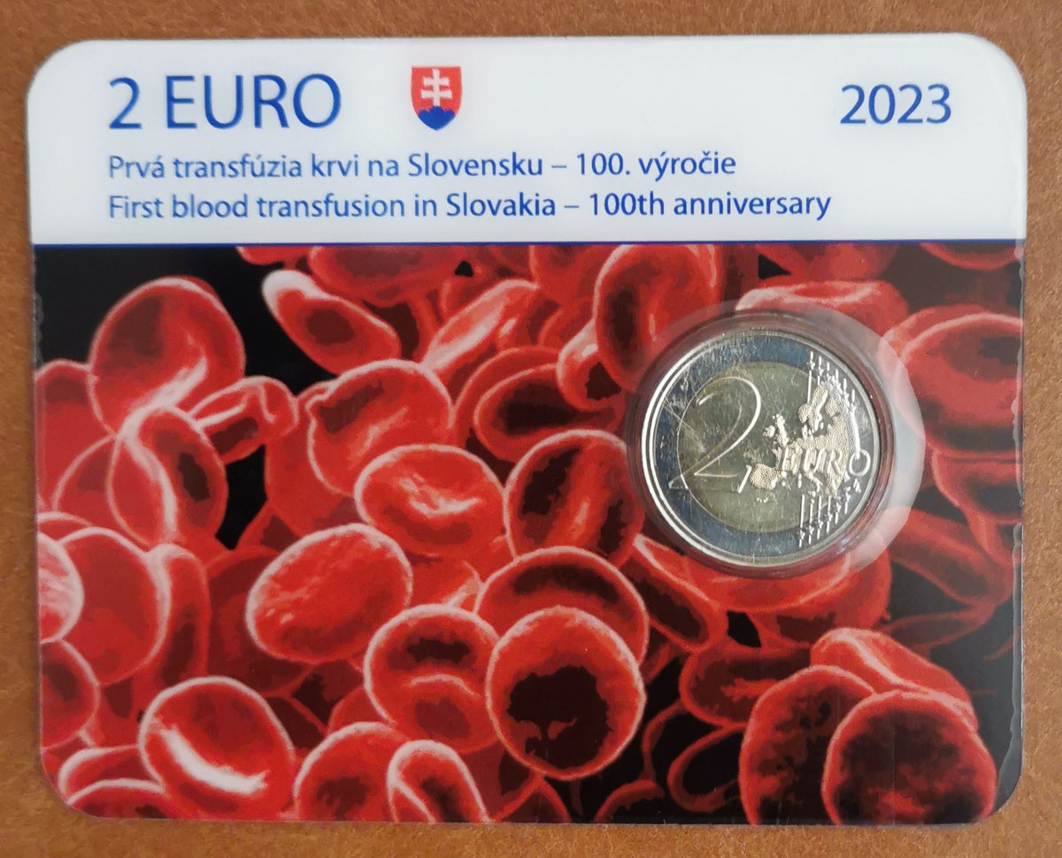 2 Euro Szlovákia 2023 - Az első vérátömlesztés Szlovákiában (BU)