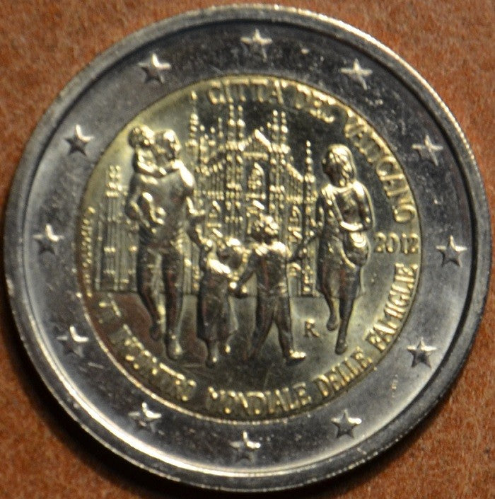 2 Euro Vatikán 2012 - A családok 7. világtalálkozója (UNC tok nélkül)
