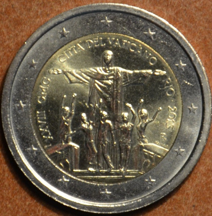 2 Euro Vatikán 2013 - 28. Világ Ifjúsági Nap Rio de Janeiro (UNC)