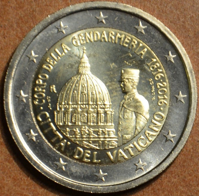 2 Euro Vatikán 2015 - Gendarmeria (folder nélkül)
