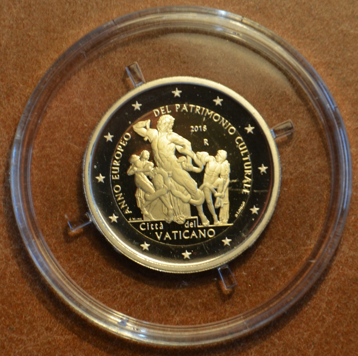 2 Euro Vatikán 2018 - A kulturális örökség európai éve (Proof)