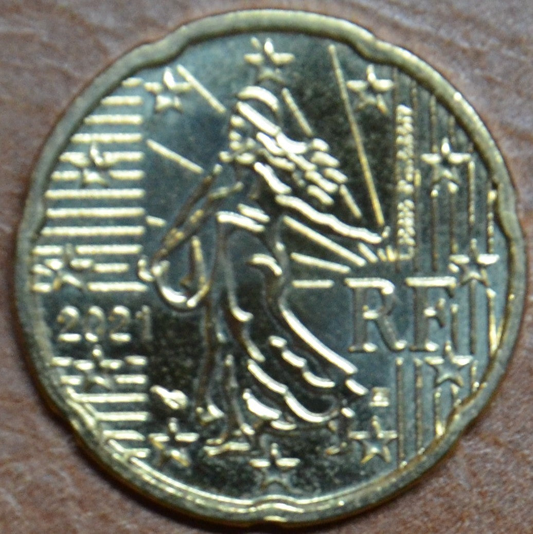 20 cent Franciaország 2021 (UNC)