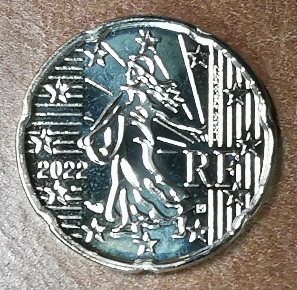 20 cent Franciaország 2022 (UNC)