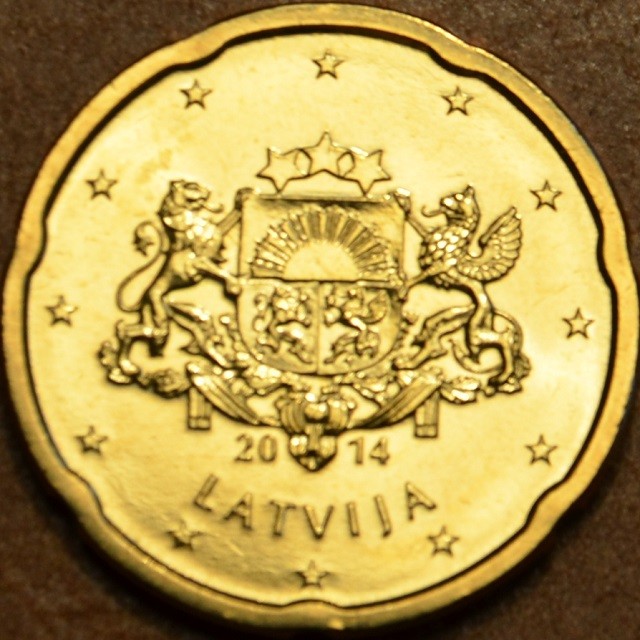 20 cent Lettország 2014 (UNC)