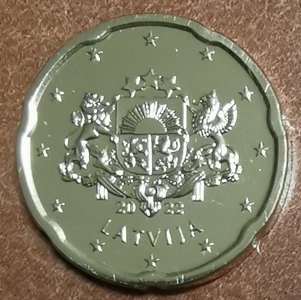 20 cent Lettország 2022 (UNC)