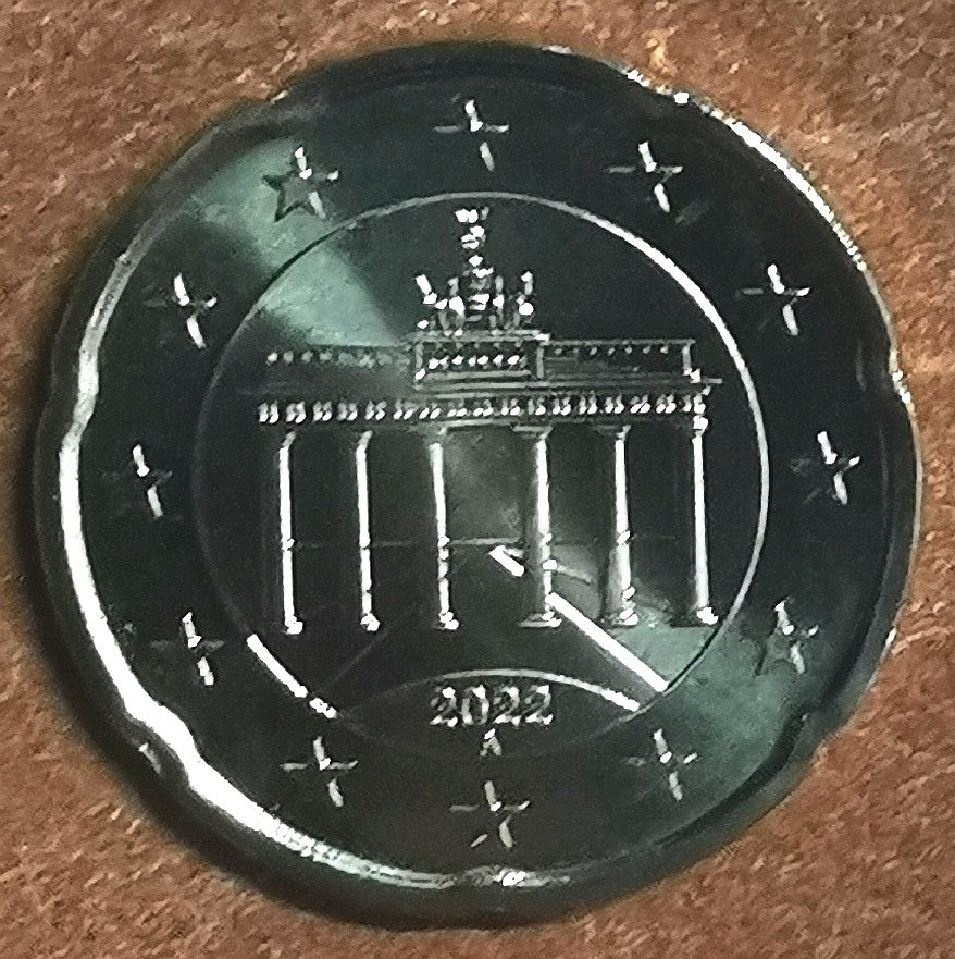 20 cent Németország 2022 "A" (UNC)