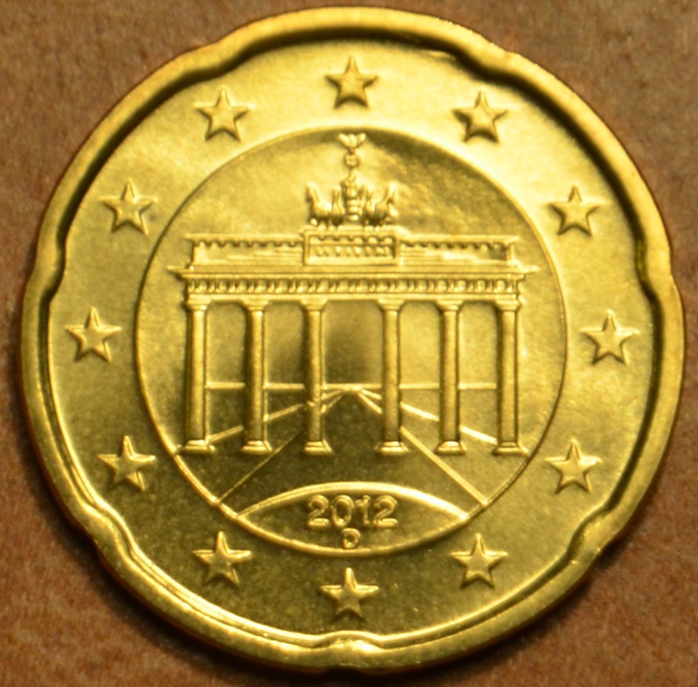 20 cent Németország "D" 2012 (UNC)