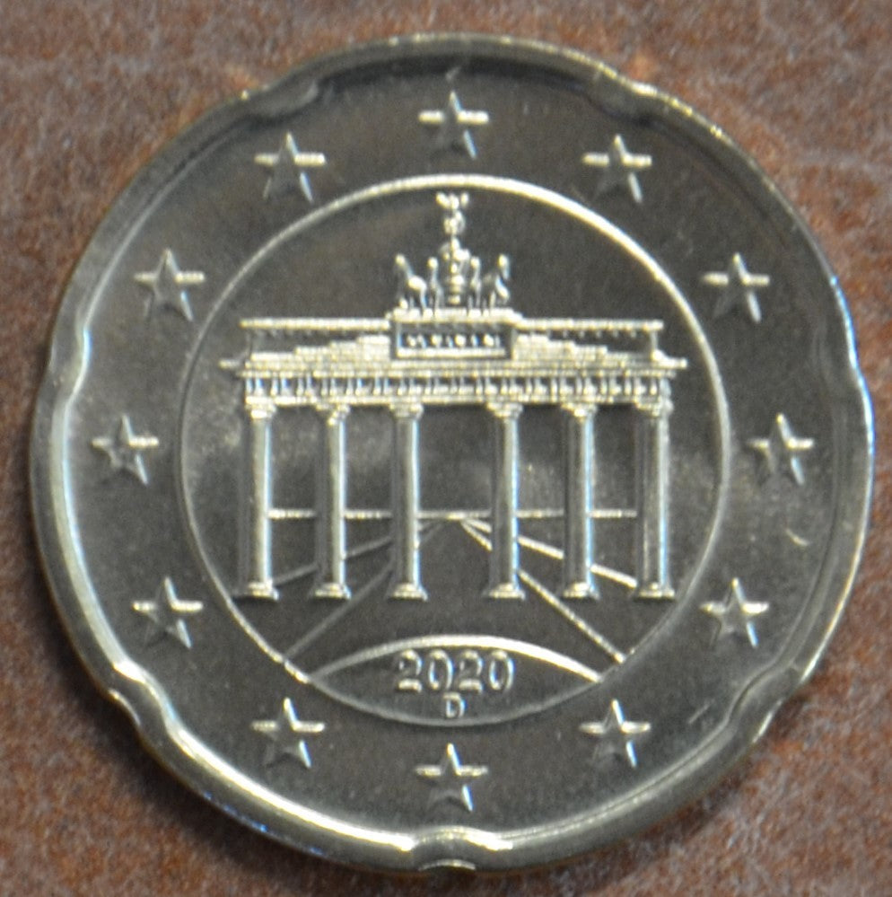 20 cent Németország "D" 2020 (UNC)