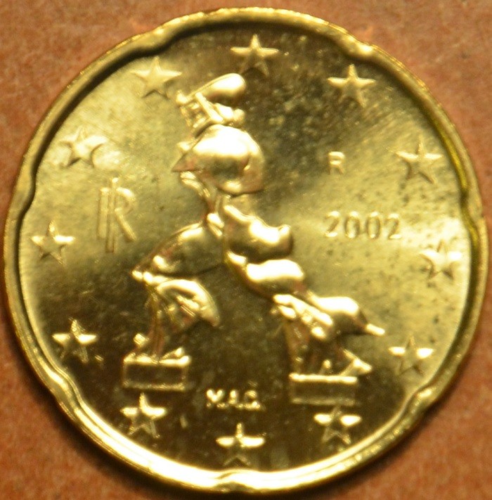 20 cent Olaszország 2002 (UNC)