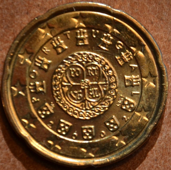 20 cent Portugália 2002 (UNC)