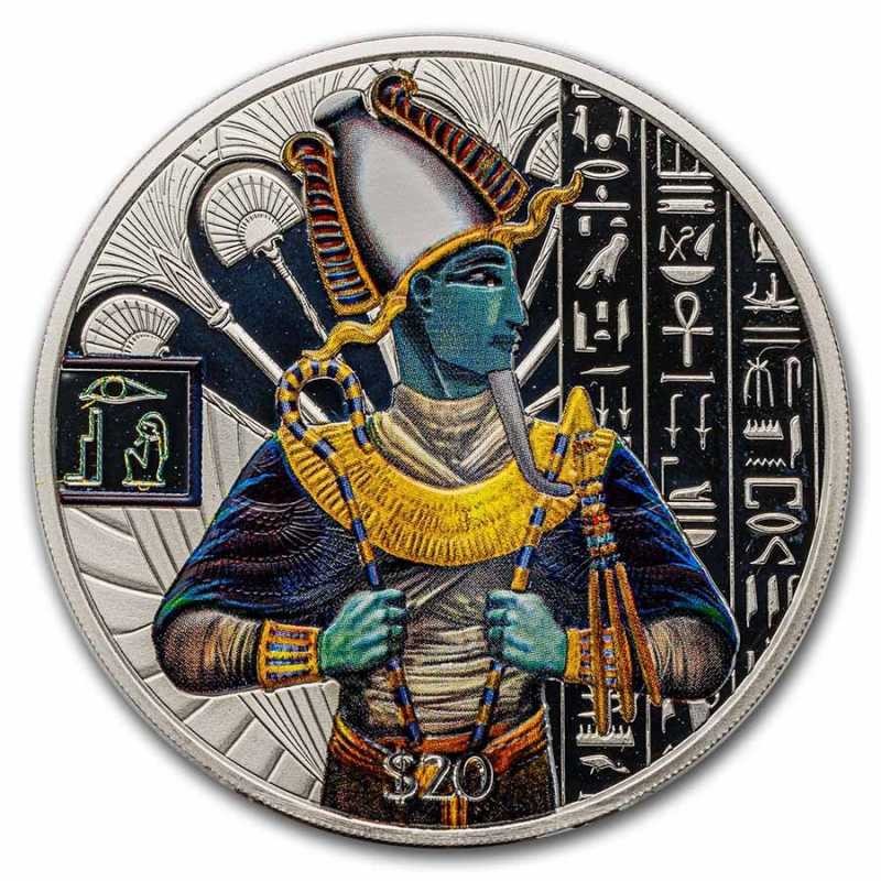 Sierra Leone 20 dollár 2023 - Osiris (2 oz Ag)