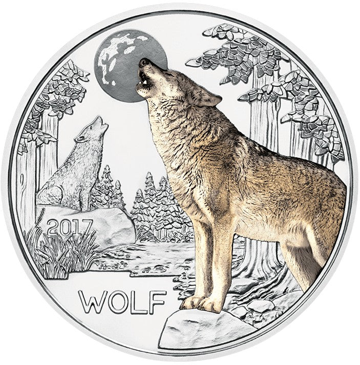 3 Euro Ausztria 2017 Farkas (UNC)