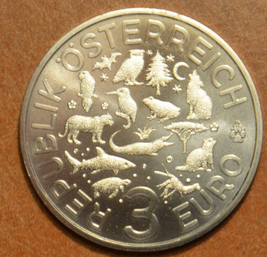 3 Euro Ausztria 2019 - Folyami rák (UNC)