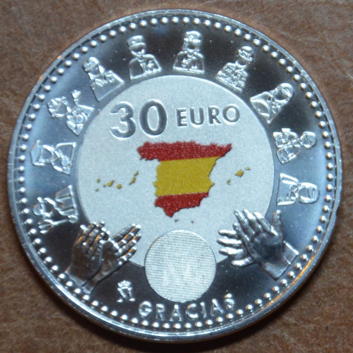 30 Euro Spanyolország 2020 Gracias (UNC)