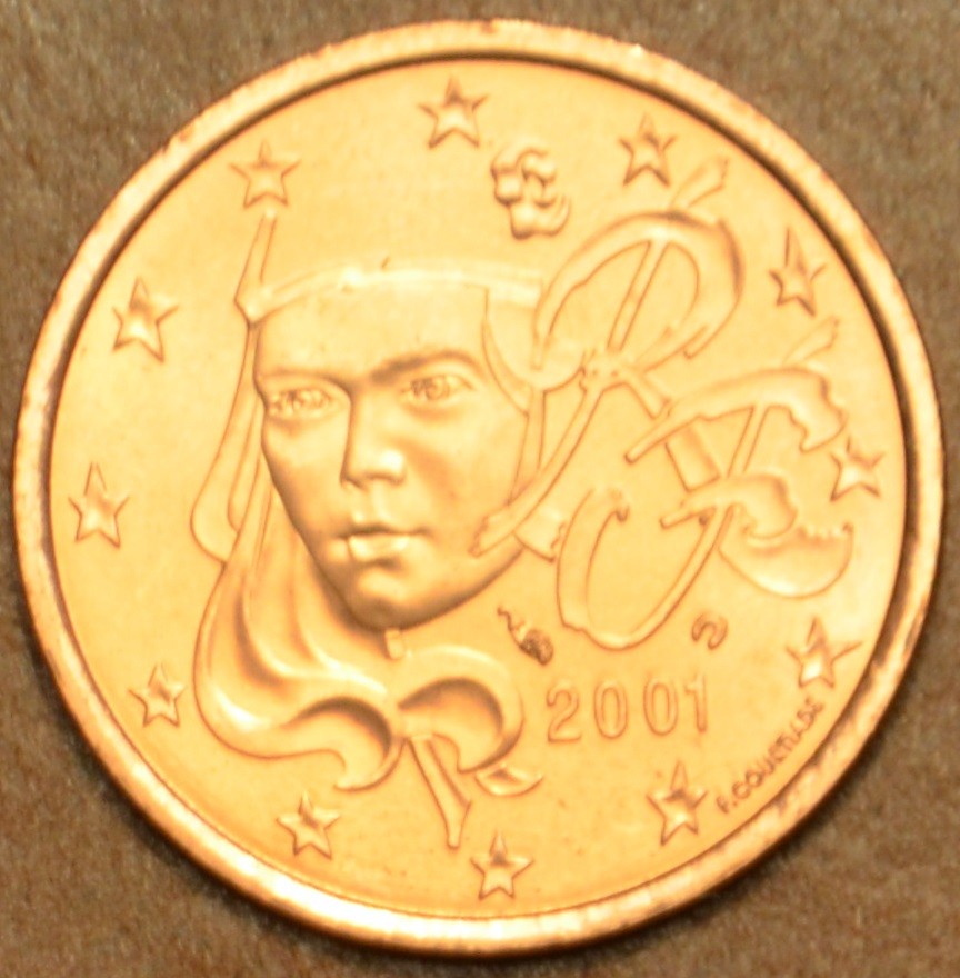 5 cent Franciaország 2001 (UNC)
