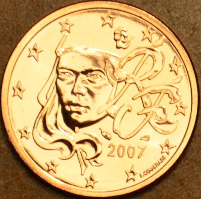 5 cent Franciaország 2007 (UNC)