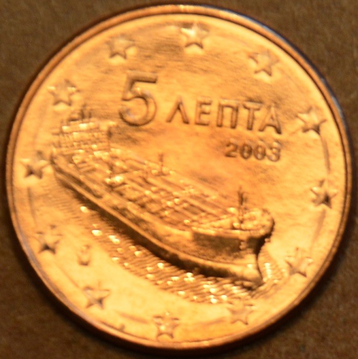 5 cent Görögország 2003 (UNC)