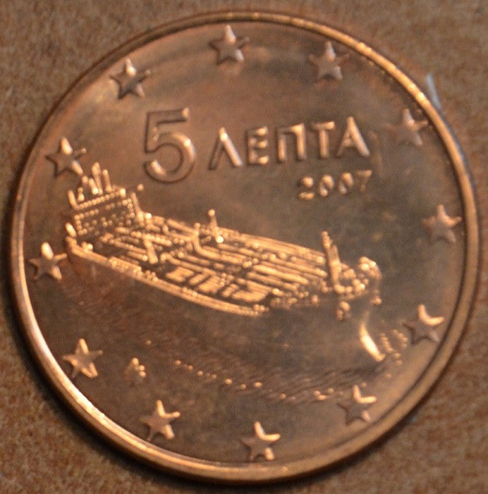 5 cent Görögország 2007 (UNC)