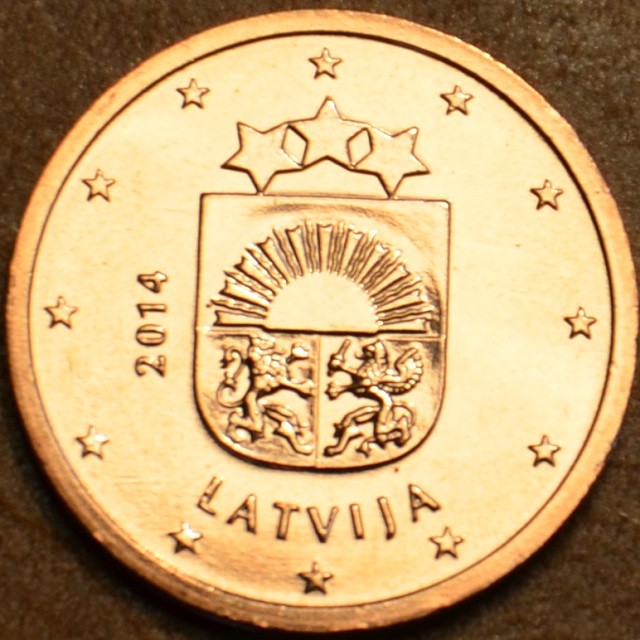 5 cent Lettország 2014 (UNC)
