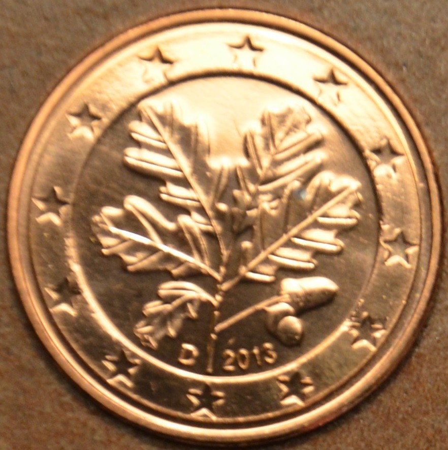 5 cent Németország "D" 2013 (UNC)