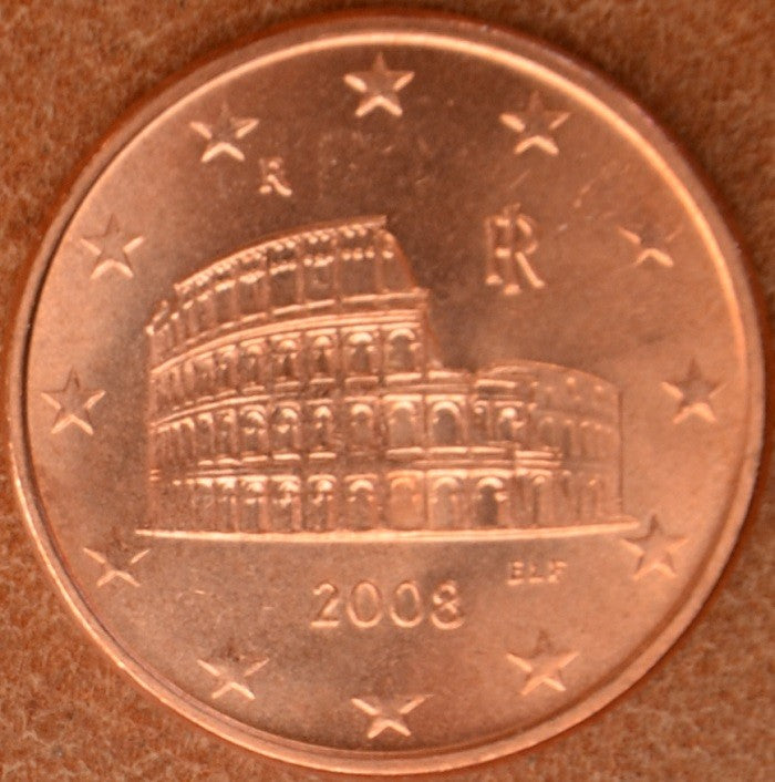 5 cent Olaszország 2008 (UNC)