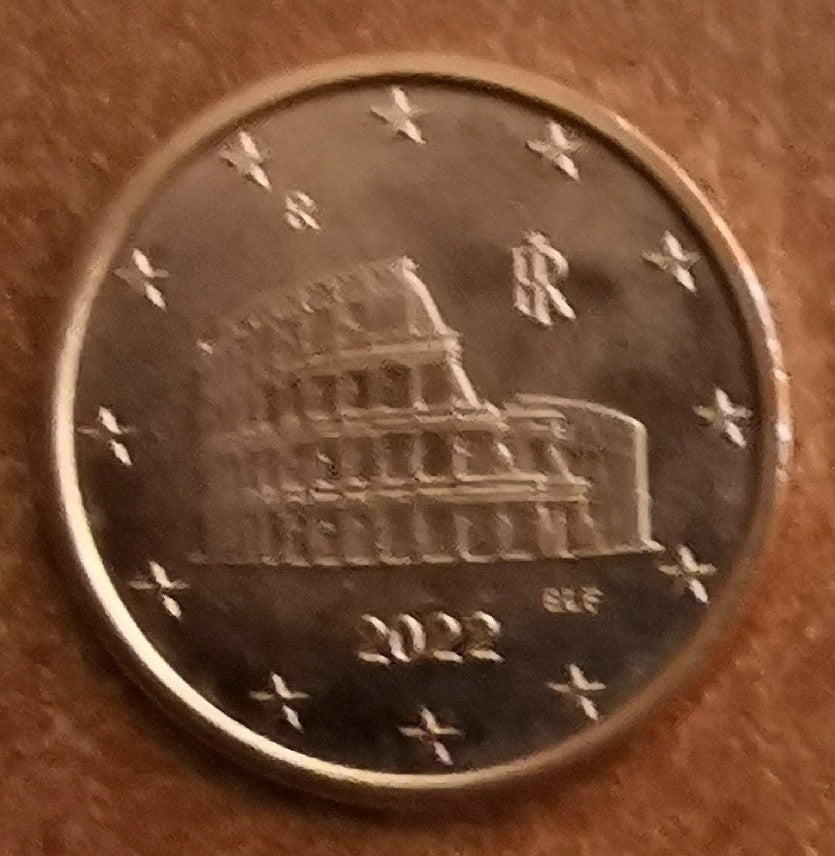 5 cent Olaszország 2022 (UNC)
