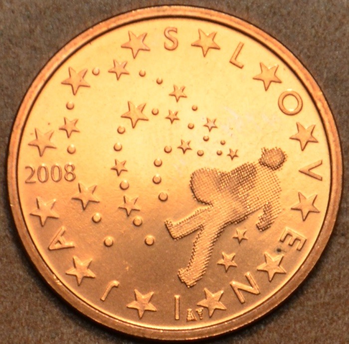 5 cent Szlovénia 2008 (UNC)