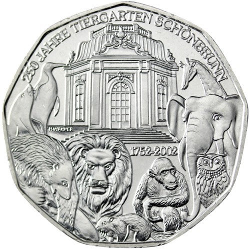 5 Euro Ausztria 2002 Schönbrunn (UNC)