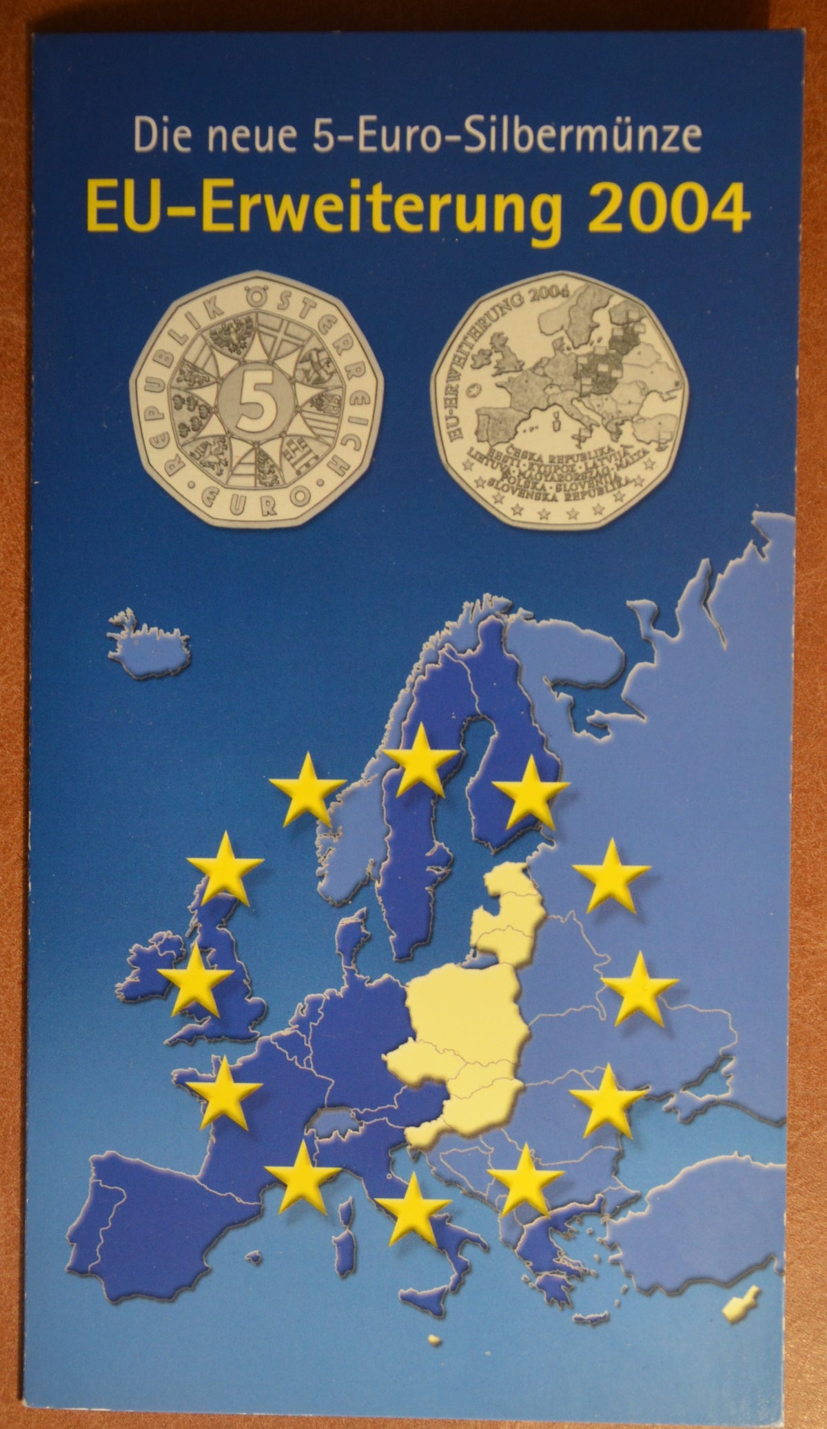 5 Euro Ausztria 2004 - Az EÚ bővítése (BU)