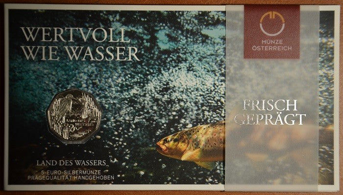 5 Euro Ausztria 2013 Land des Wassers (BU)