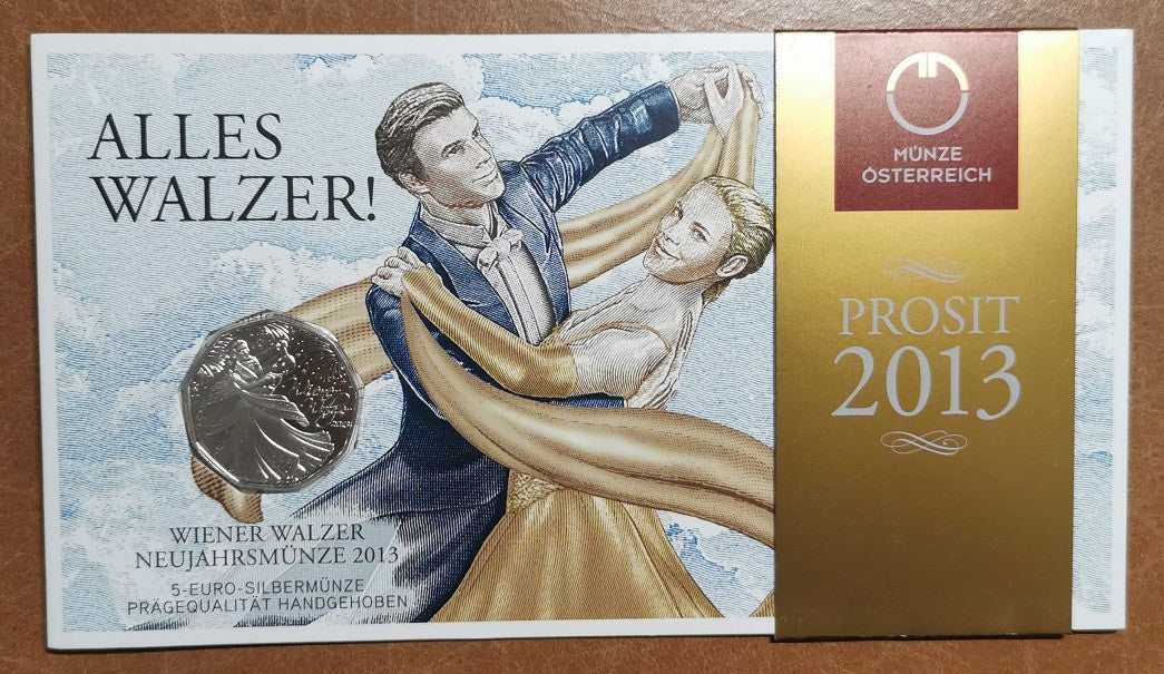 5 Euro Ausztria 2013 Wiener Walz (BU)